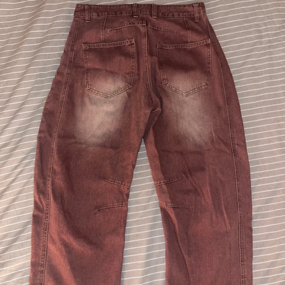 Bohemian mauve barrel jeans - Picture 5 of 5